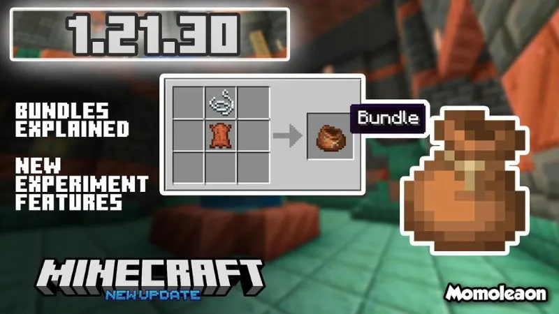 Bundles: Revamped Inventory Management in Minecraft 1.21.30 APK