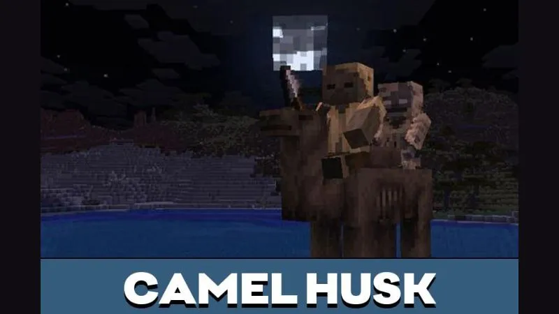 Camel Husk with hostile riders in Minecraft 1.21.130