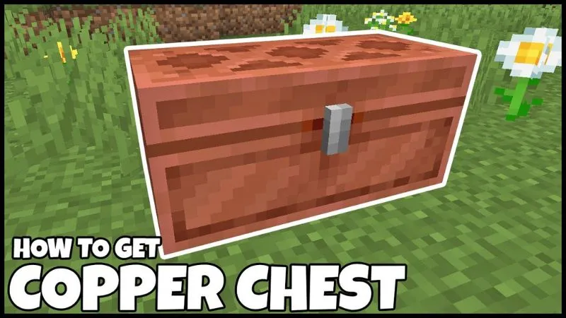Copper Chest storage system with Copper Golem in Minecraft 1.21.113