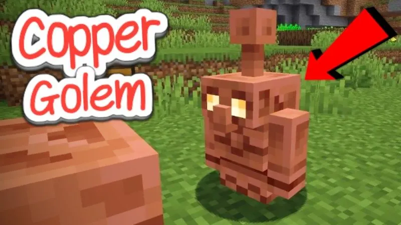 Copper Golem sorting items from Copper Chests in Minecraft 1.21.113