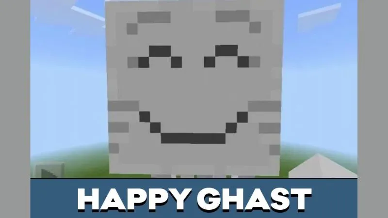 Happy Ghast flying mount carrying players in Minecraft 1.21.90