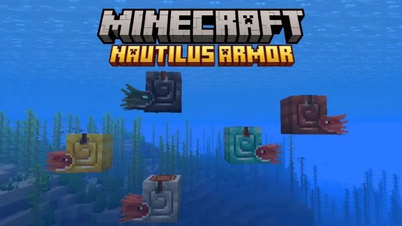 Nautilus wearing armor in Minecraft 1.21.130