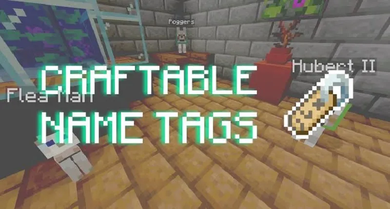 Craftable Name Tag recipe in Minecraft 26.12