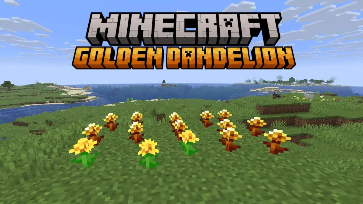 Golden Dandelion used to stop baby mob growth in Minecraft 26.12