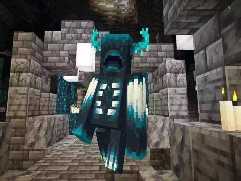 Quái vật Warden cực thính trong Minecraft 1.19.2 Tiếng Việt