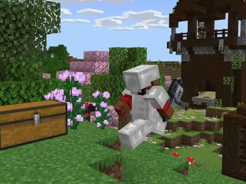 Vũ khí cận chiến siêu mạnh Mace trong Minecraft 1.20.72 APK