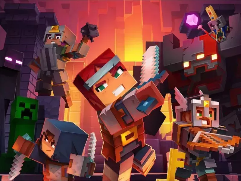 Ảnh Minecraft Fanart sắc nét 