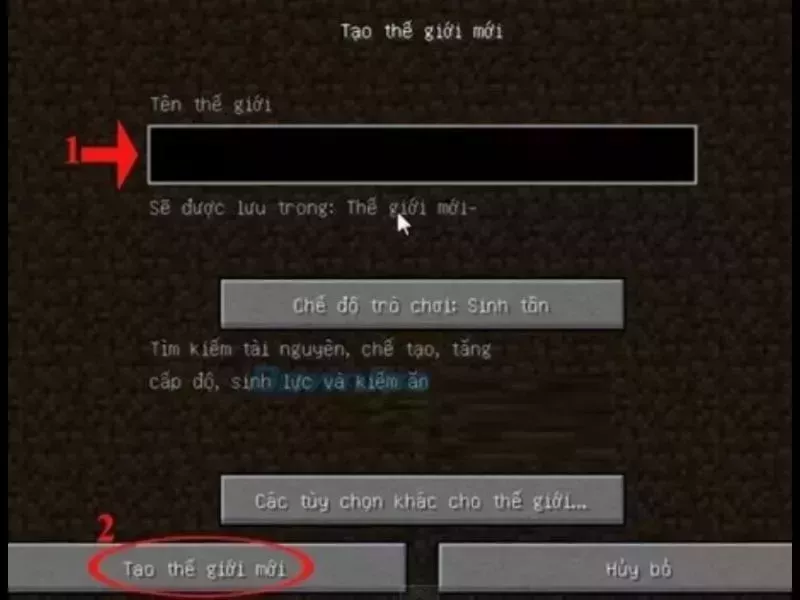 Cách Chơi Minecraft Trong Chế Độ Sinh Tồn 