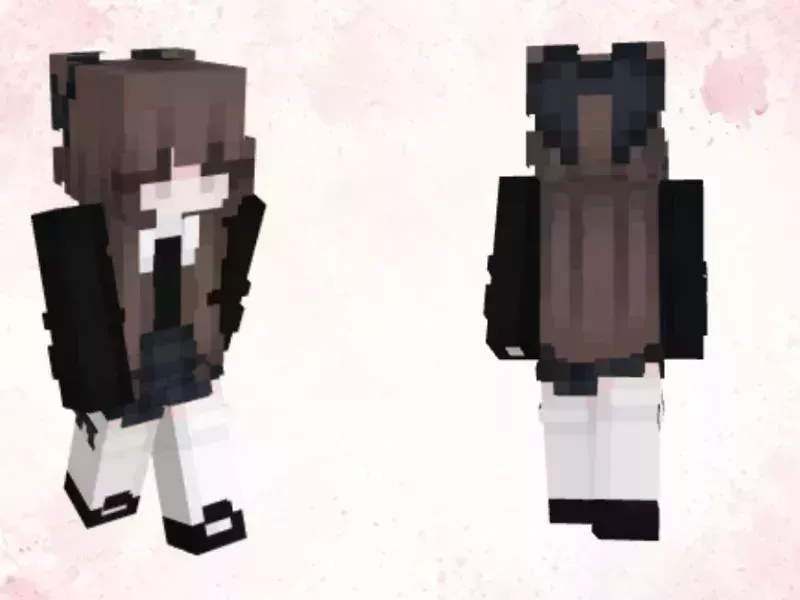 Hình ảnh Minecraft Skin dễ thương 