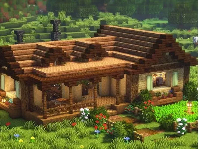 Kiểm Tra Nhà Minecraft Sau Khi Hoàn Thiện