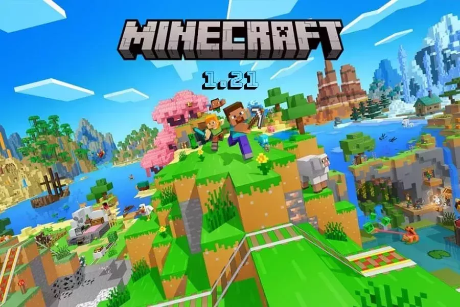 logo minecraft 1.21