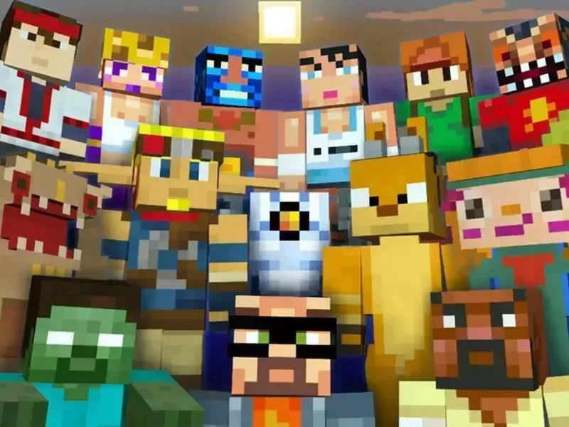 Nhân vật Minecraft đa dạng 