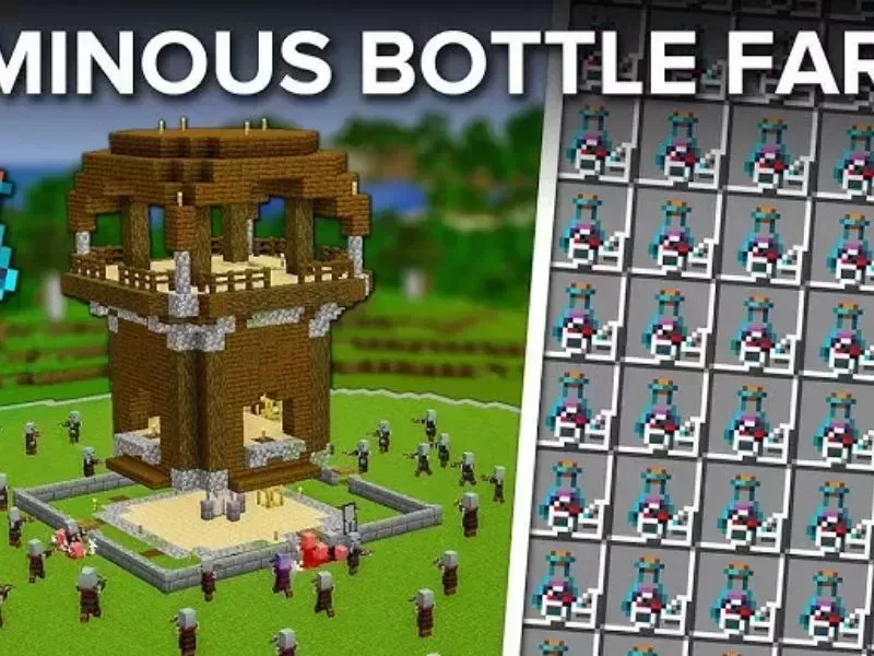 Sự có mặt của khối Ominous trong Minecraft Bandishare 1.21