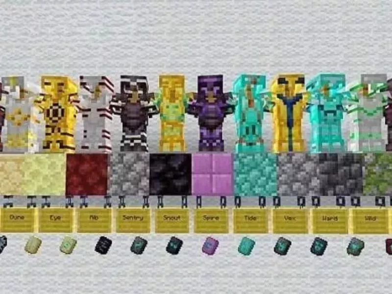 Tùy Chỉnh Áo Giáp Và Khiên Trong Minecraft 1.19.83 APK