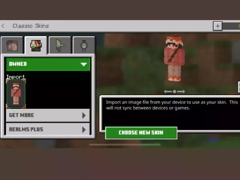 Cách Mod Skin Minecraft Trên Mobile 