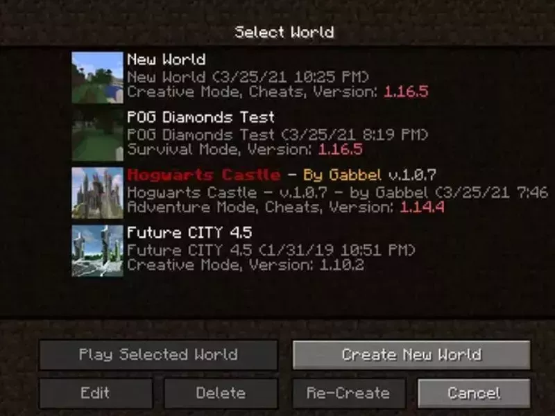 Cài đặt map vào Minecraft