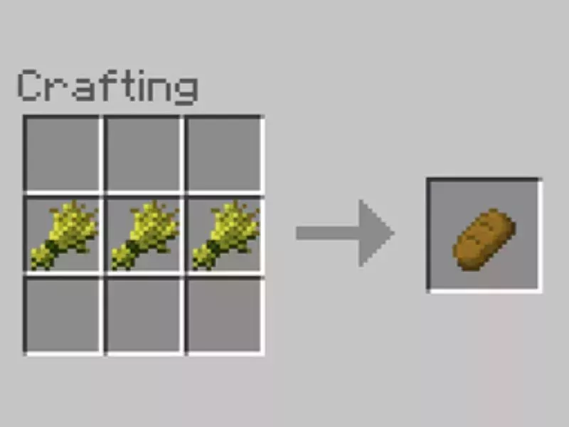 Công Thức Chế Tạo Bánh Mì Trong Minecraft