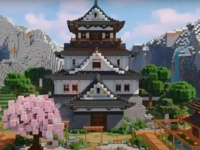 Mẫu Nhà Trong Minecraft Phong Cách Nhật Bản
