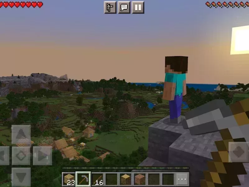 Minecraft Trial APK có chế độ chơi không giới hạn thời gian