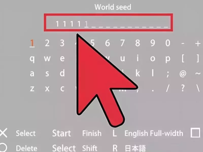Nhập Seed Map Minecraft