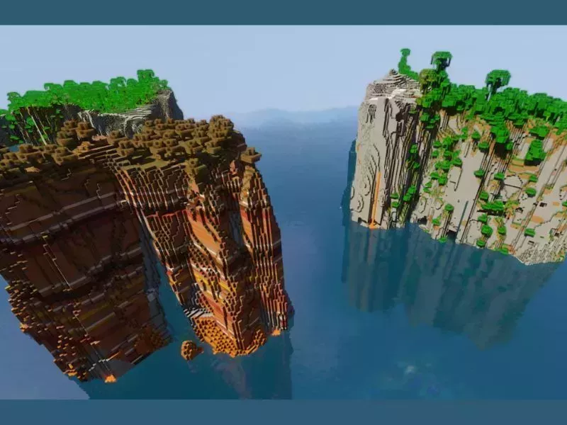 River Ring Seed nằm trong top Seed Minecraft đẹp nhất